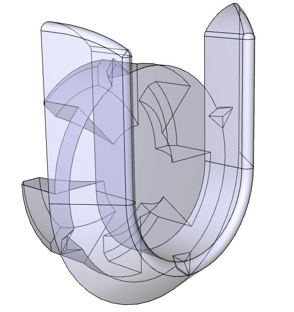 “BRACKET”部件的3D建模