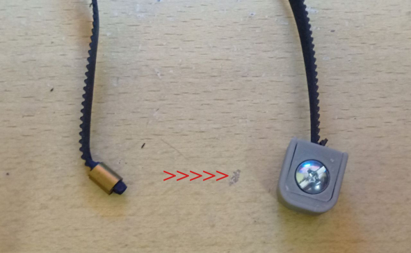 Belt end locker for Creality 3D printer