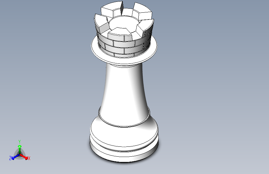 Chess Rook 2.5_ Tall