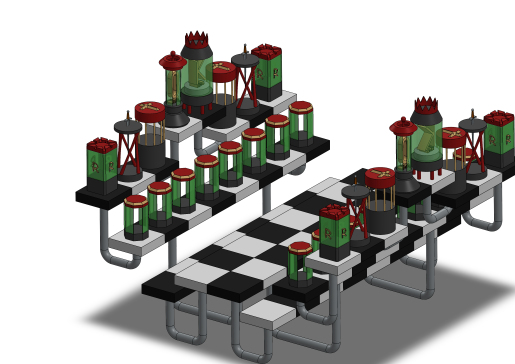 Chess Set - Sleek Design