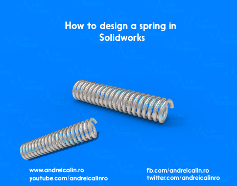 How to design a spring in Solidworks