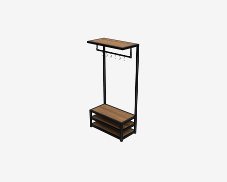 Industrial coat rack