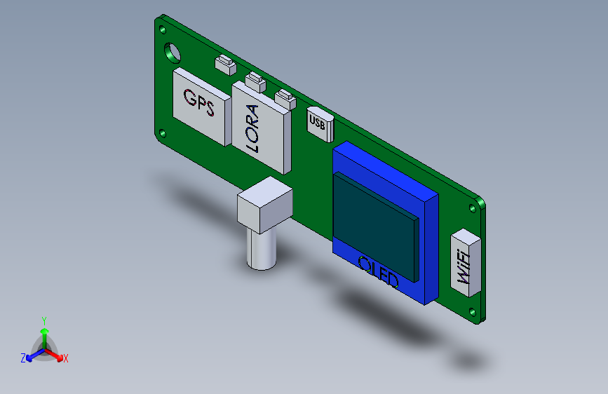Lilygo T-Beam 型号 1.1 带 OLED。
