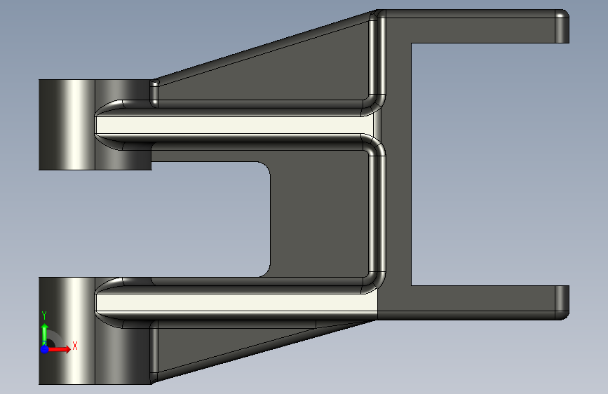 Solidworks - 初级教程 _ 零件建模 _ 第7和第8集 正面视图
