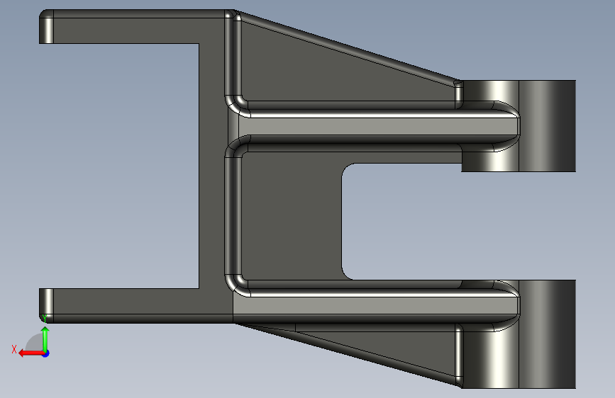 Solidworks - 初级教程 _ 零件建模 _ 第7和第8集 背面视图