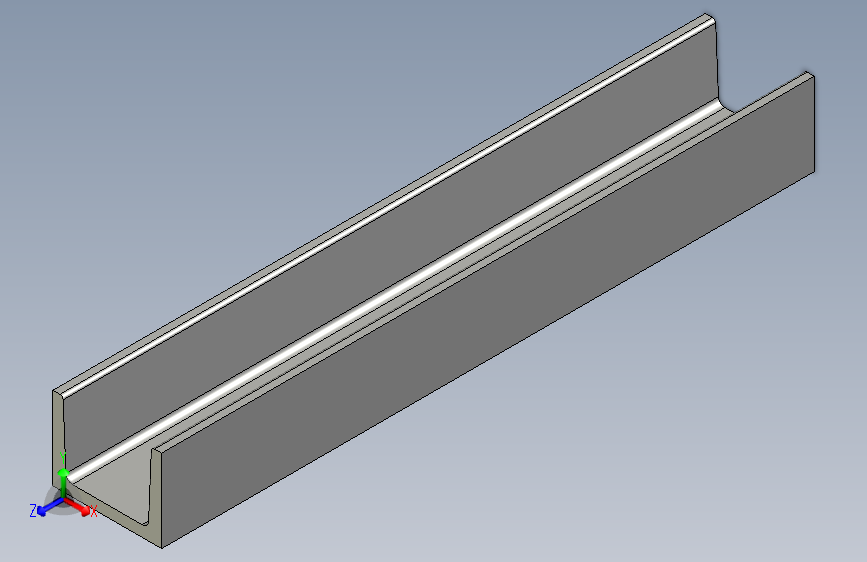 U-型轮廓参数尺寸 Fusion 360