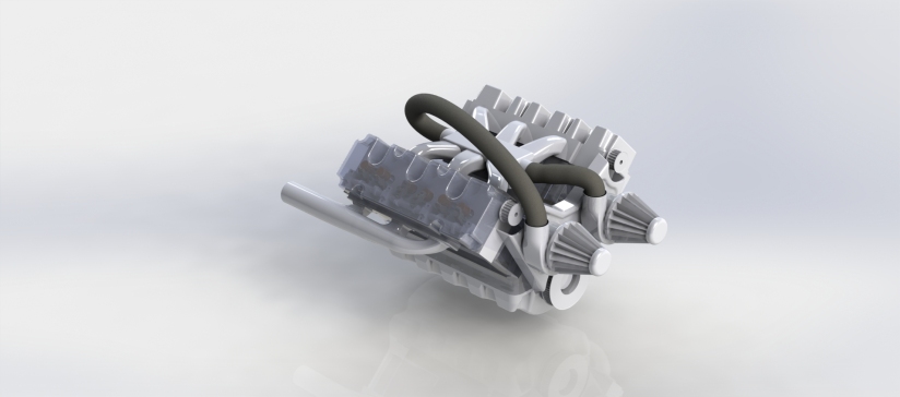 V6发动机总成