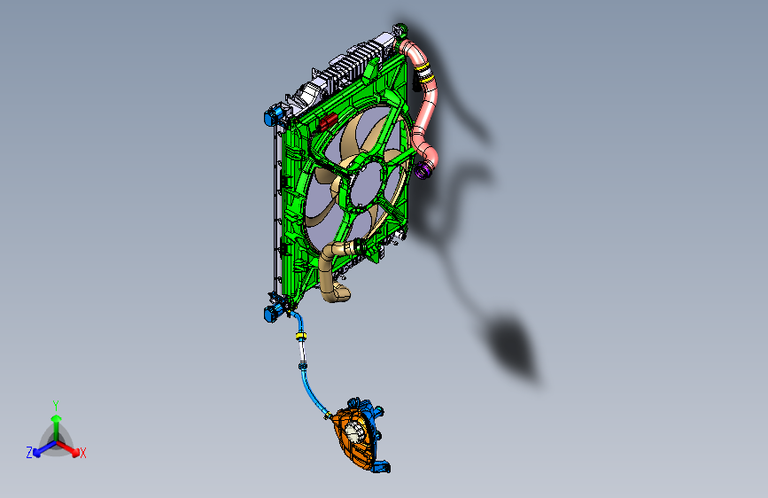 奔驰-ML350-冷却系统13-Cooling System-CGR