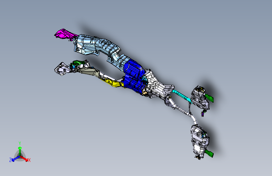 奔驰-ML350-排气系统12-Exhaust system-CGR
