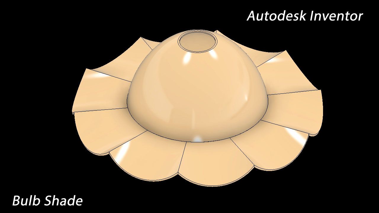 灯泡阴影（Autodesk Inventor 教程）