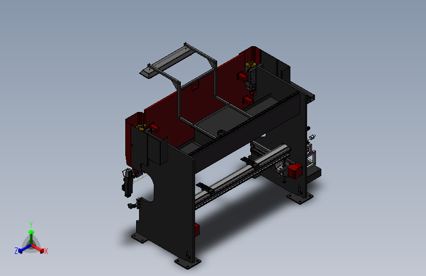Amada 100-3型数控折弯机总装