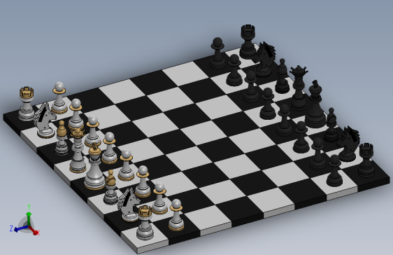 国际象棋套装 - 简约设计