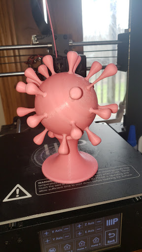基于 FredSWUG 模型的 3D 可打印冠状病毒