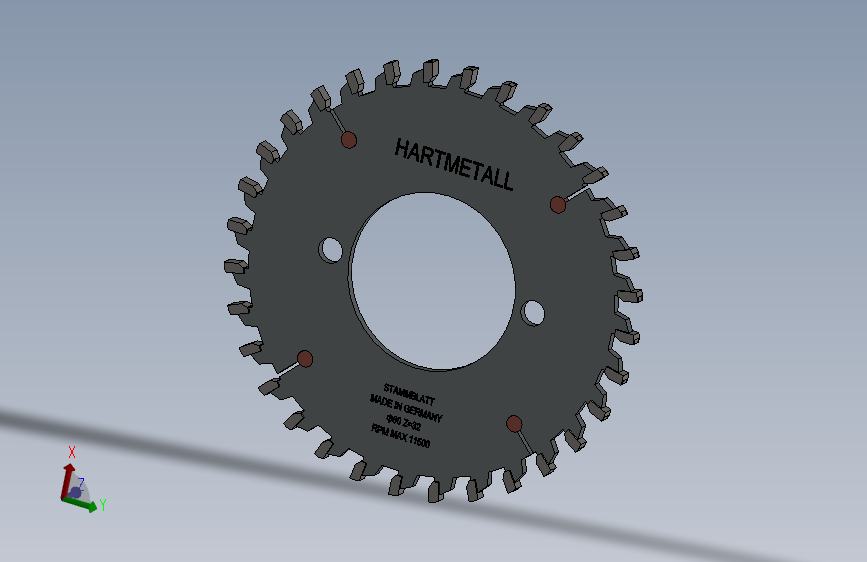 木工锯片 HARTMETALL D160 d65 Z32
