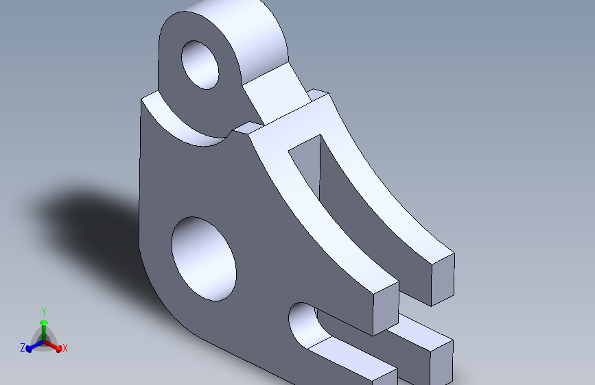 切换杠杆！Solidworks基础教程初学者！Solidworks培训练习 - 6