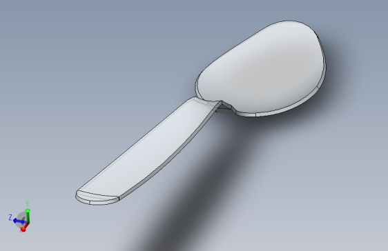 勺子设计在SolidWorks中
