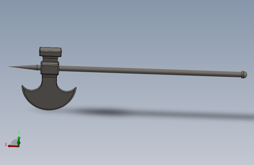 战斧（poleaxe）