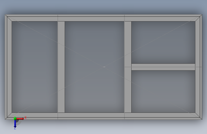 污泥脱水机 3D模型SolidWorks三维设计图 俯视图