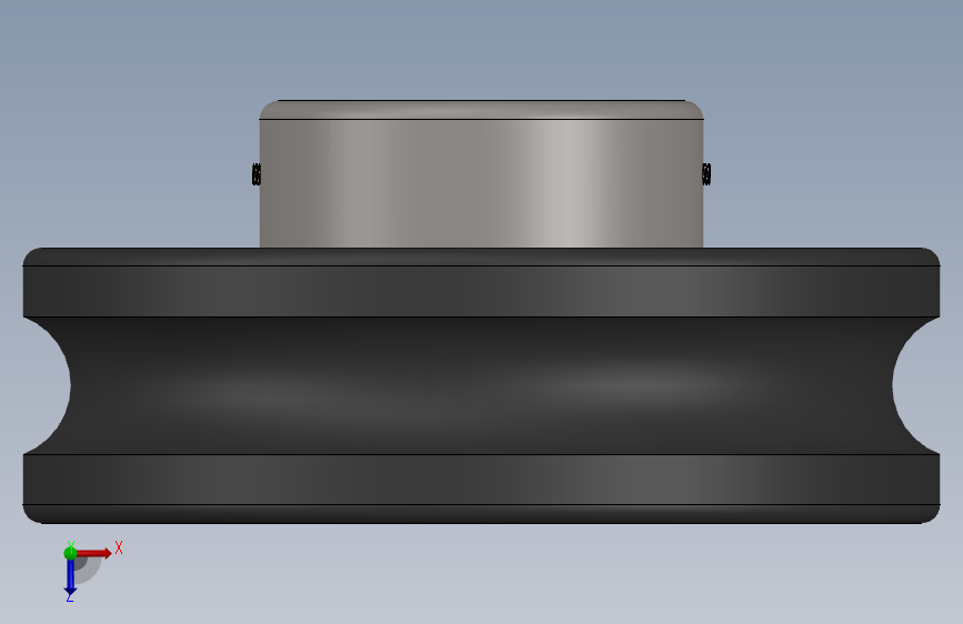 Ball Bearing Track Roller 俯视图