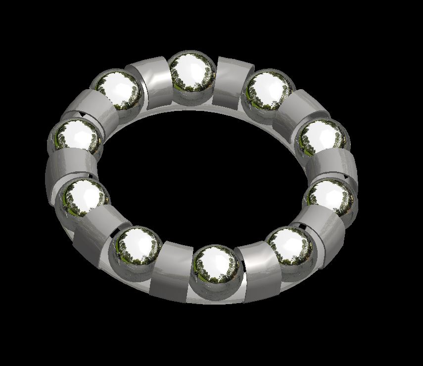 Bottom Bracket Ball Bearings with Retainer, v1.2
