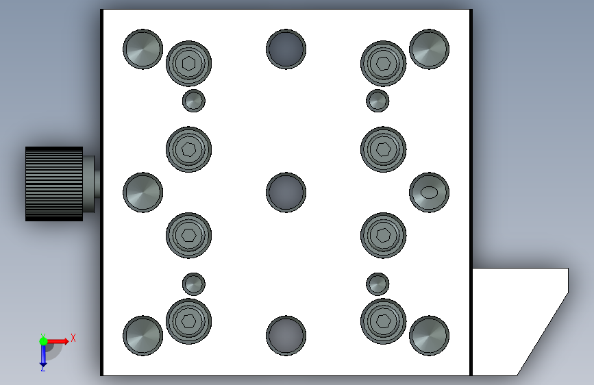 Crossed Roller Bearing 俯视图