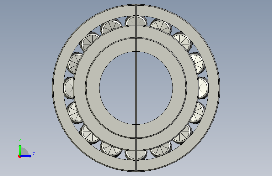 Double Row Cylinder Roller bearing 左侧视图