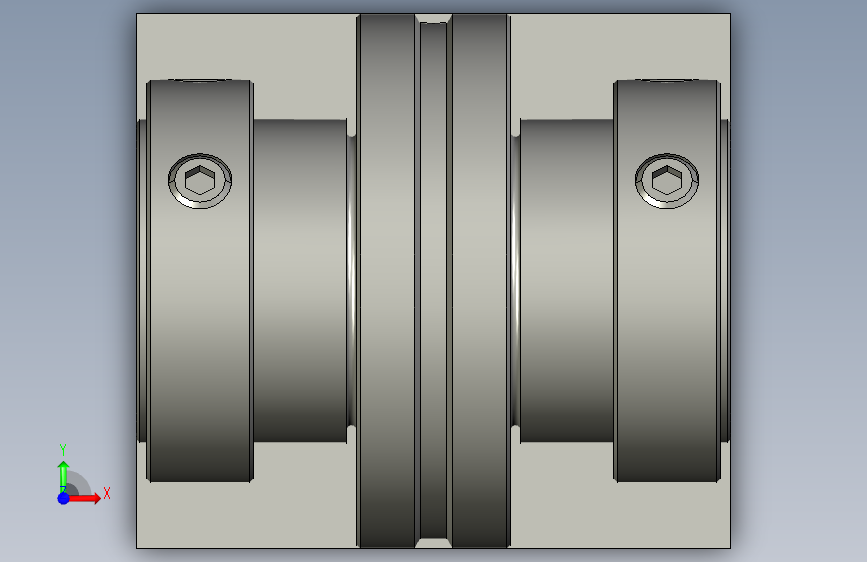 Double Row Cylinder Roller bearing 正面视图