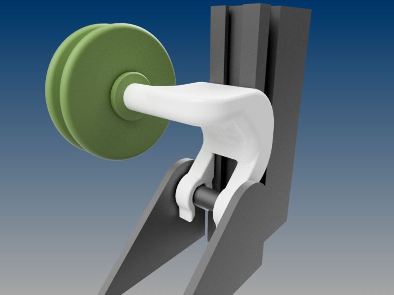 Ender 3 - 当细丝卷位于Ender3顶部时，滑动滚珠导轨