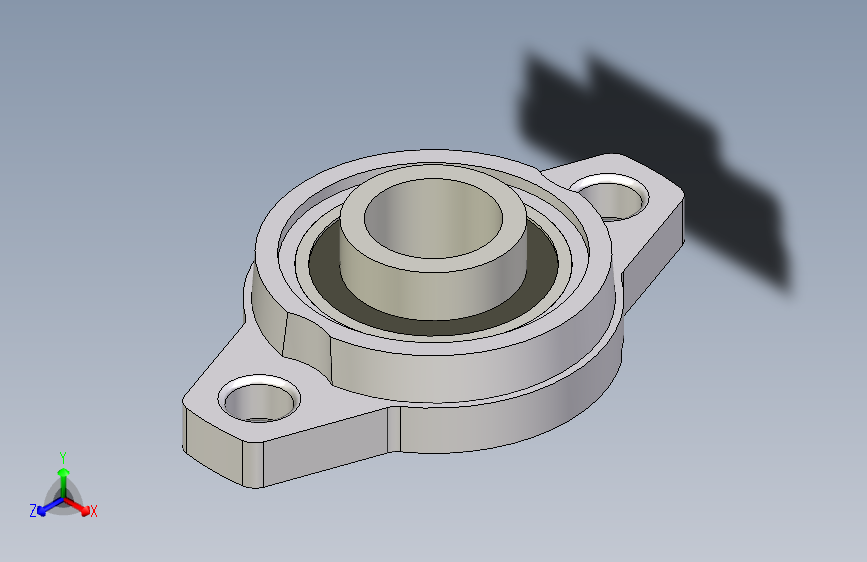 FL004轴承3D模型