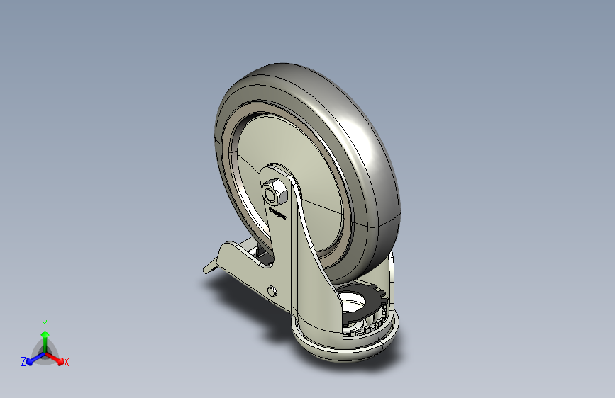 Kolo gibljivo z zavoro 125mm - Serija JEPE - za nakupovalne vozičke 可拆卸轮子 125mm - JEPE 系列 - 用于购物车