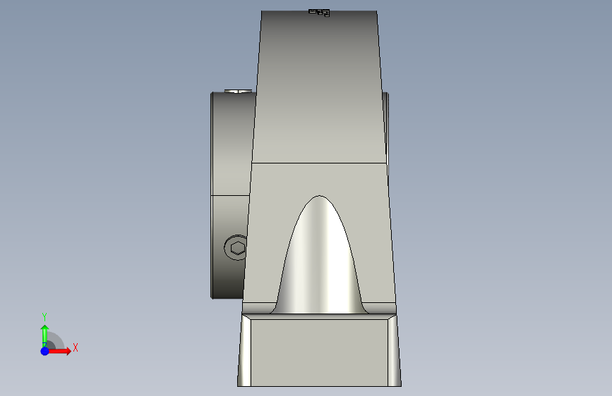 SKF SY 60 TR 滚珠轴承 plummer block 单元 正面视图