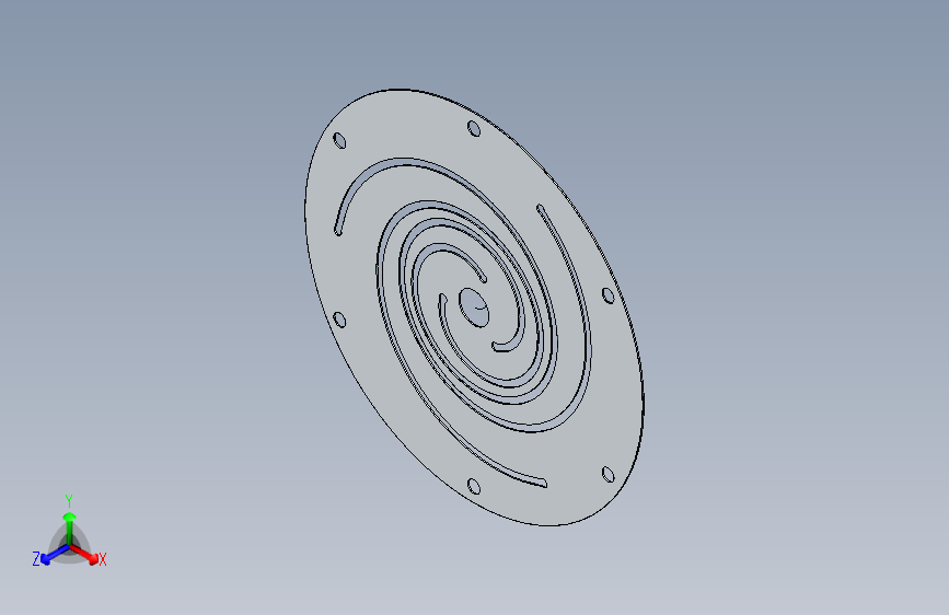 Spiral Flexure bearing