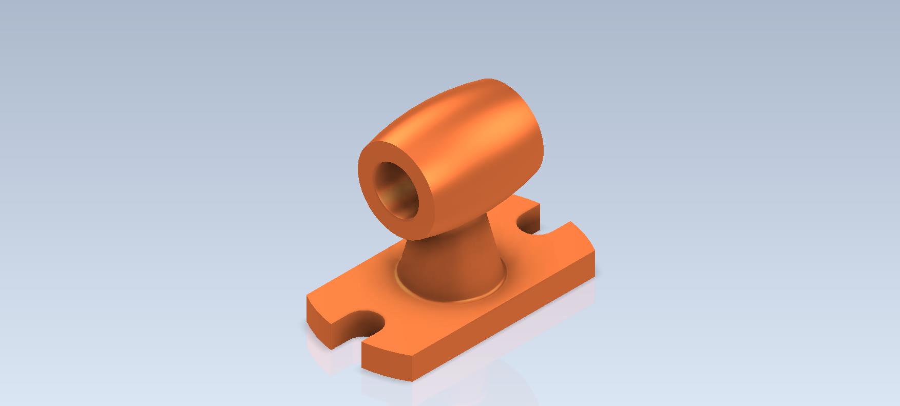 Studycadcam 3D CAD 练习 303 _轴承底座_ Autodesk Inventor Pro