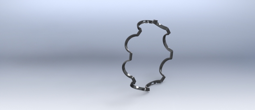 滚珠轴承 2D 和 3D 图纸