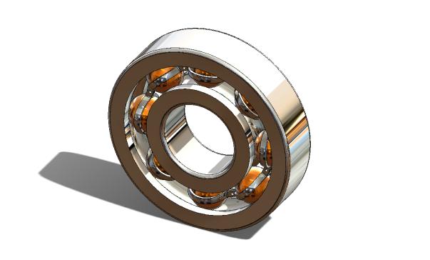 滚珠轴承 Solidworks 2016
