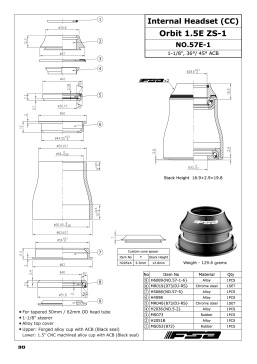山地车头组 - FSA Orbit ZS-1 (#57-E-1)
