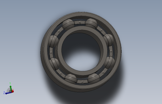 在Solidworks上的轴承