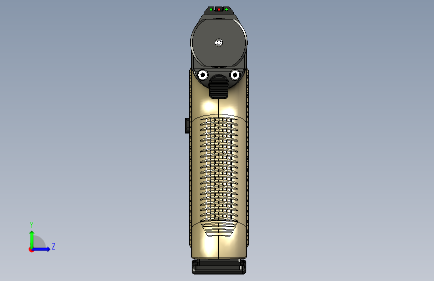 1138-穆格雷 v2手枪 左侧视图