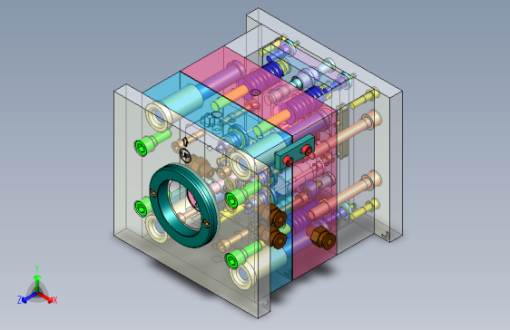 一模多芯产品模具3D--661693--20