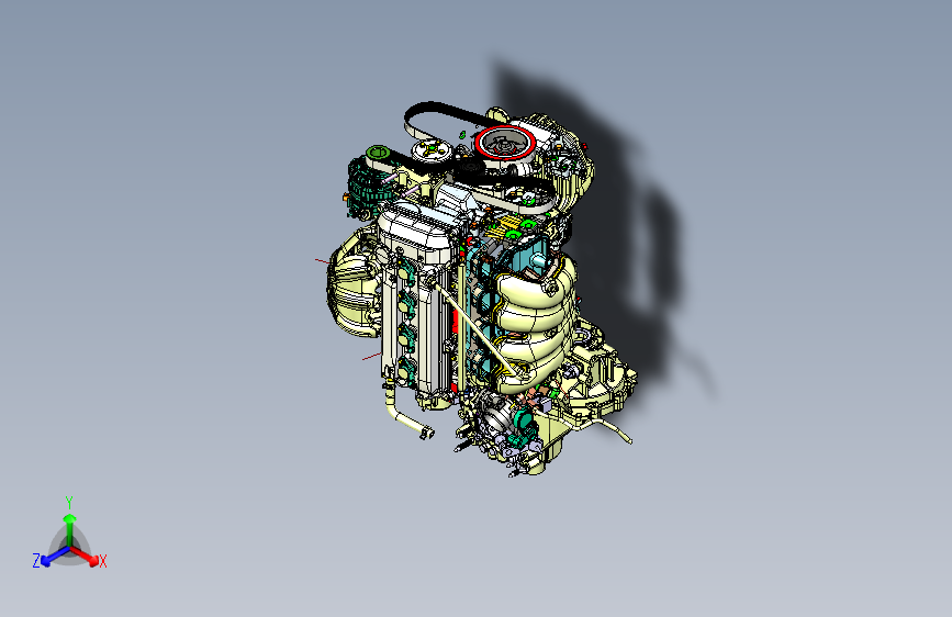 丰田-大霸王-动力总成装置_POWER ASSY SET
