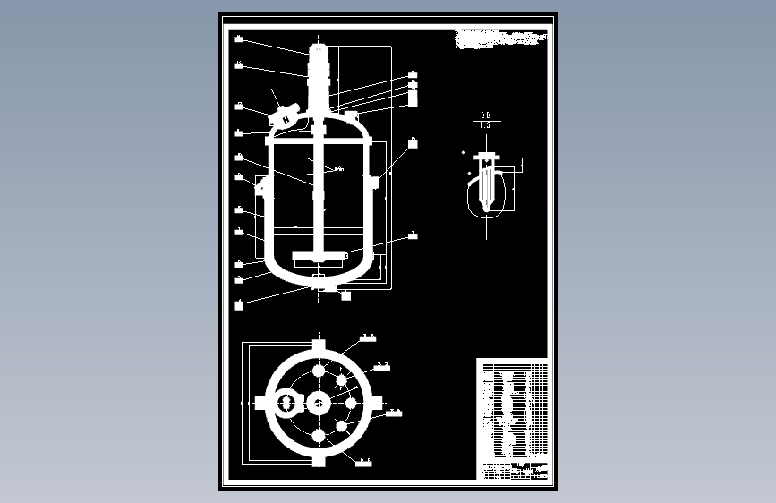 1.8m3搅拌式反应釜设计
