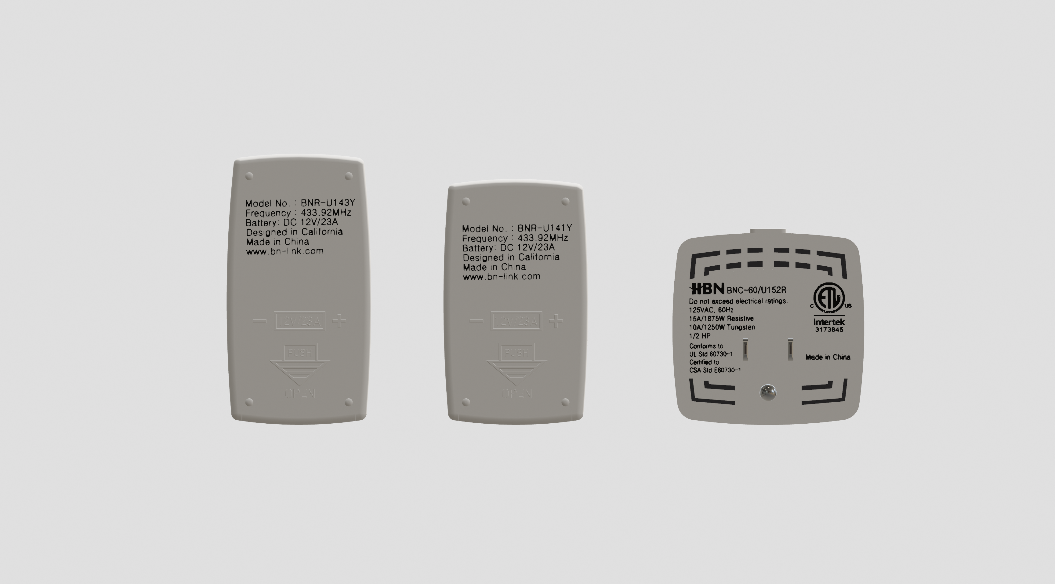 带遥控器的 HBN 遥控插座