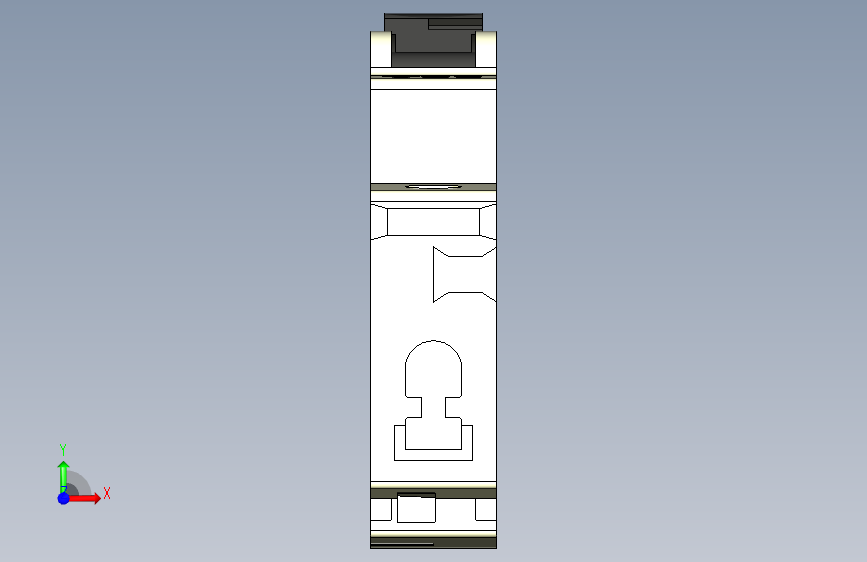 MCB-SINO-1P-20A-6KA微型断路器 正面视图