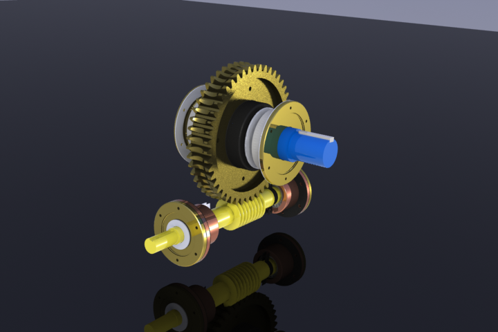 rv单级蜗轮蜗杆减速器(毕业设计)