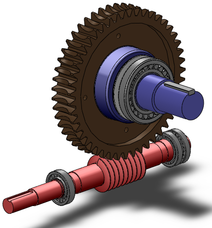 rv单级蜗轮蜗杆减速器(毕业设计)