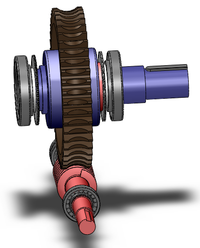 rv单级蜗轮蜗杆减速器(毕业设计)