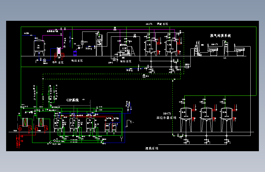 果蔬饮料工艺流程图