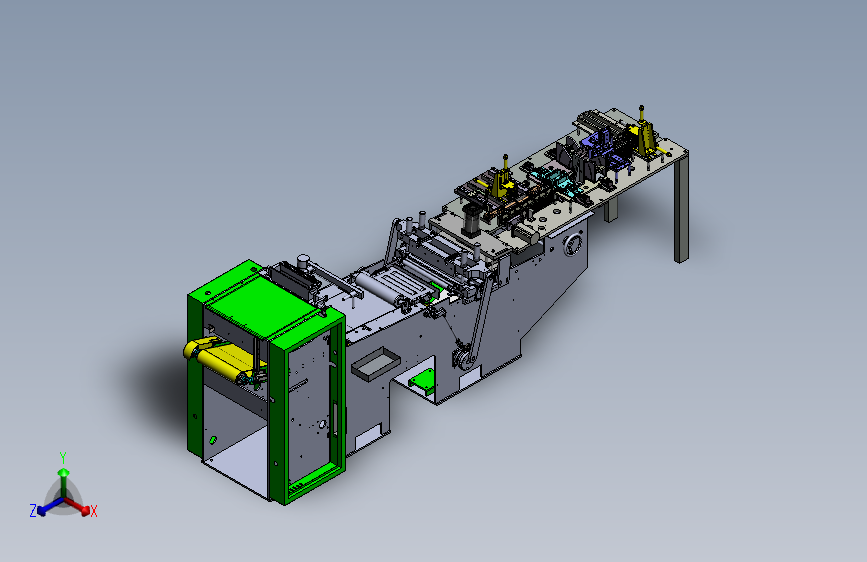 锂电芯全自动叠片贴胶装配体