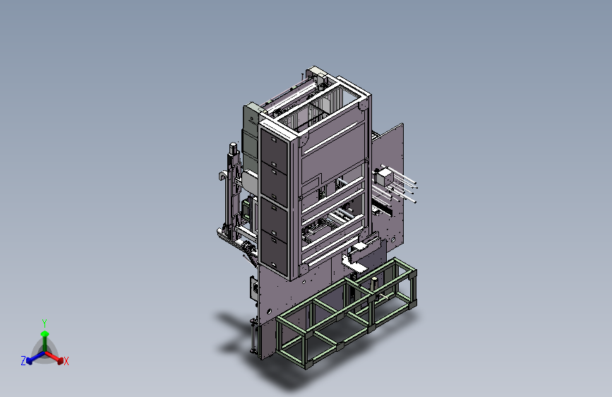 电芯贴背部双面胶纸自动化设备