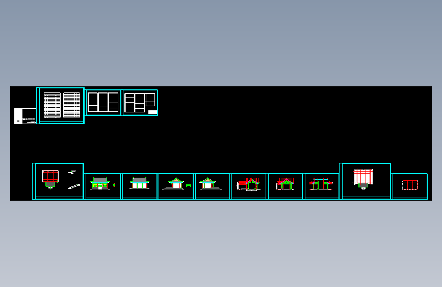 200634-仿古歇山顶建筑